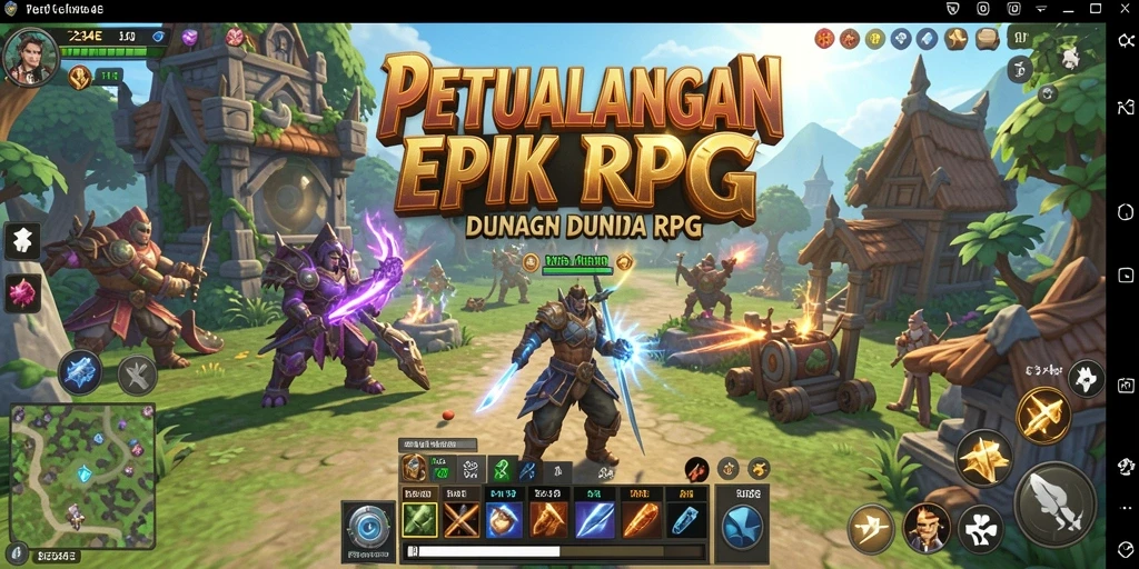 Tangkapan layar utama 234E menampilkan aksi pertempuran yang mendebarkan.