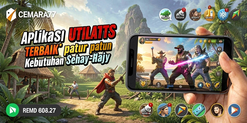 Tampilan antarmuka utama CEMARA77 yang intuitif dan menarik.