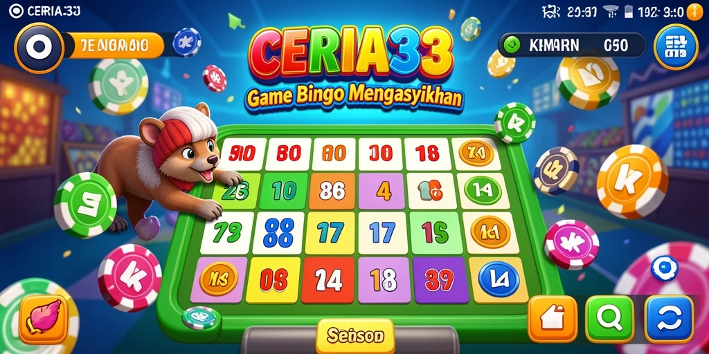 Gameplay seru di CERIA33 dengan berbagai mode Bingo.
