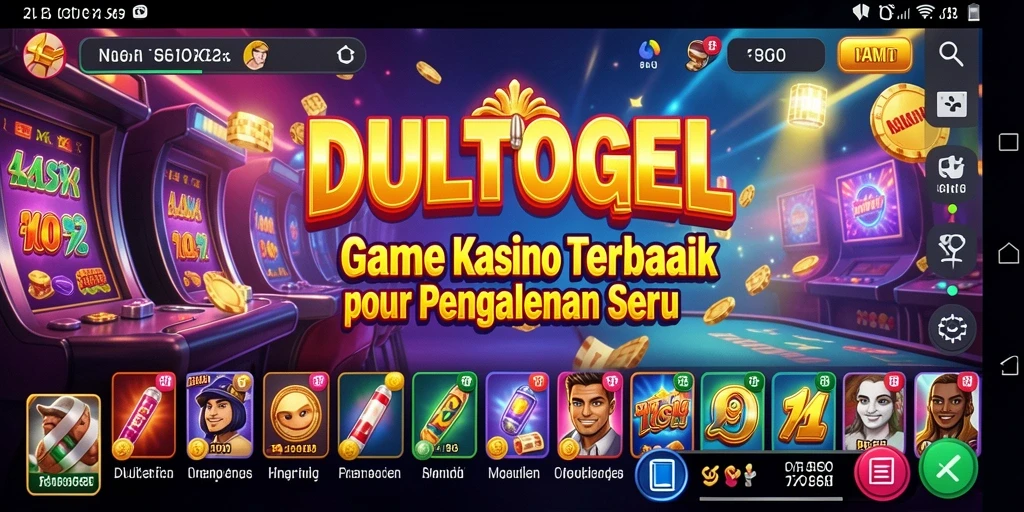 Tampilan gameplay menarik dari DULTOGEL dengan keseruan permainan Kasino.