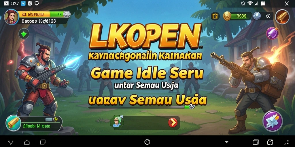 Tampilan gameplay <strong>LKOPEN</strong> yang menarik dengan elemen Idle yang memikat.