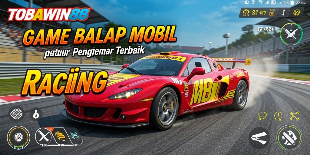Gameplay seru dalam balap mobil TOBAWIN88 yang penuh adrenalin.